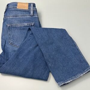 Paige Cindy Crop Distressed Jeans